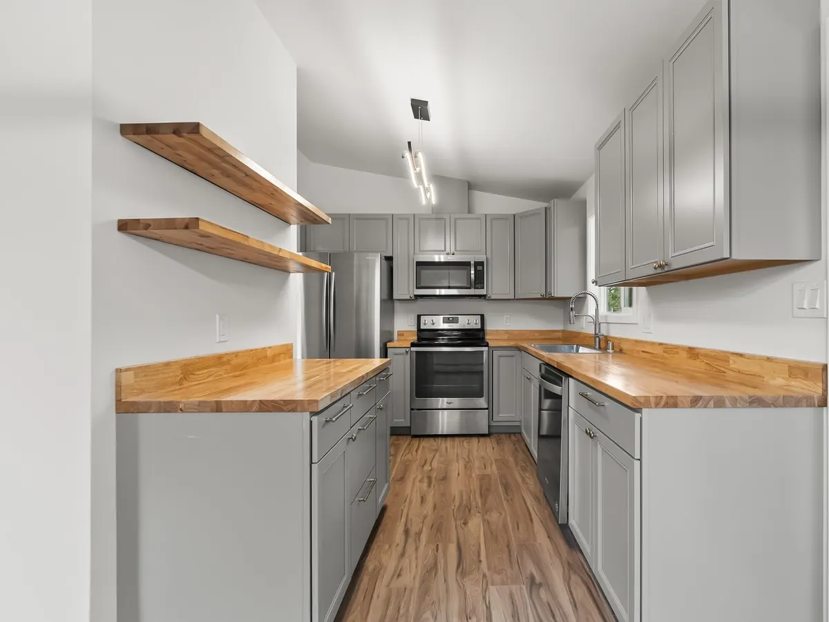 Split-level flip, inside and out — University Area — after