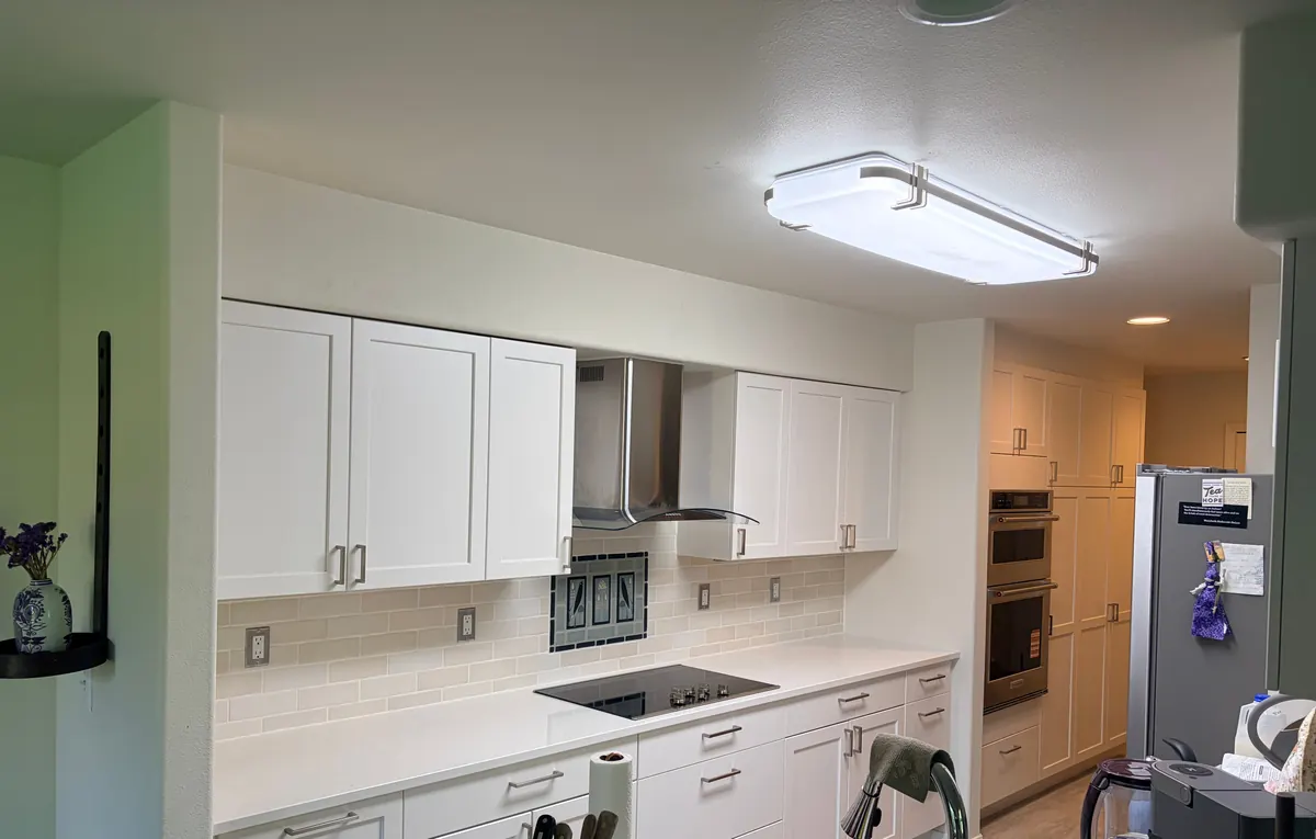 Condo galley kitchen gut — Turnagain — after